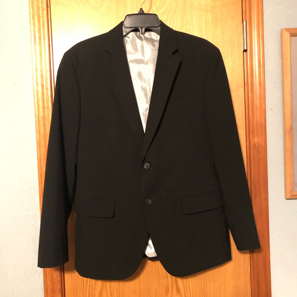 JF J Ferrar black suit jacket 40S